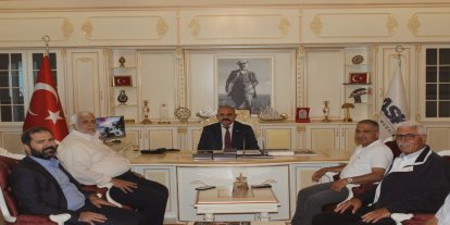 HÜDA PAR heyetinden ASKON Mersin Şubesi'ne ziyaret