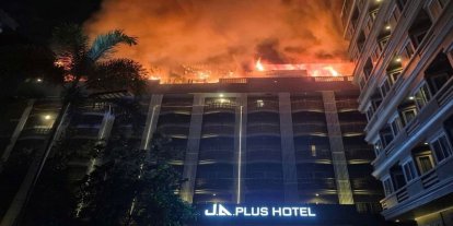 Tayland'ta otel yangını: 4 kişi yaralandı, yüzlerce kişi tahliye edildi