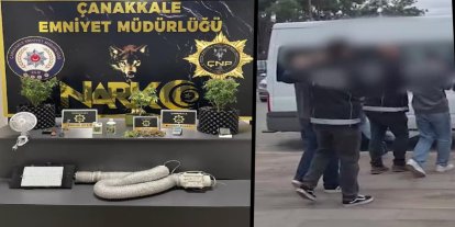 Çanakkale'de uyuşturucu operasyonu: 5 kişi tutuklandı