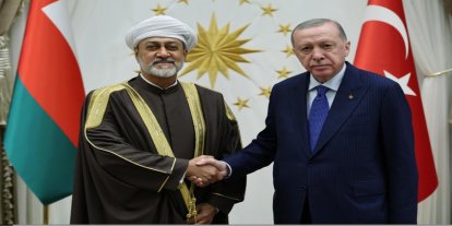 Cumhurbaşkanı Erdoğan, Umman Sultanı Heysem Bin Tarık ile görüştü