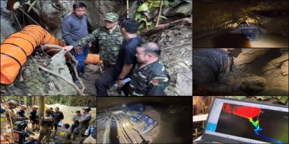 Laos’taki bir mağarada 5 gündür mahsur kalan 7 defineci için kurtarma çalışmaları devam ediyor