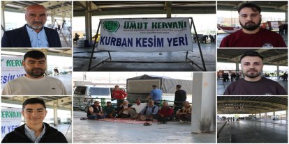 Gaziantep'te kasaplar kurbanlık kesimi için hazır