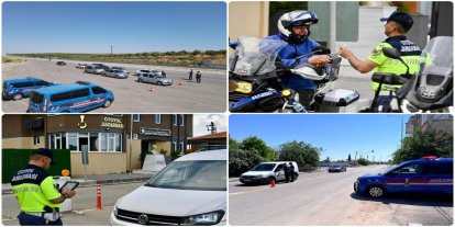 Bayramda trafik denetimleri devam ediyor