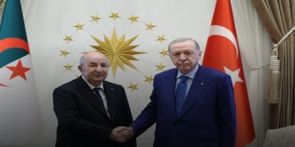 Cumhurbaşkanı Erdoğan, Cezayir Cumhurbaşkanı Tebbun ile görüştü