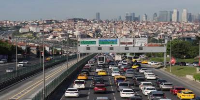 İstanbul'da bayram dönüş trafiği