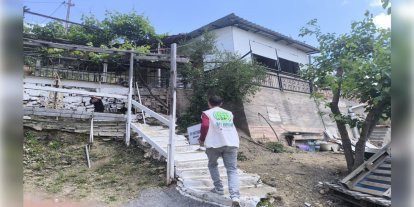 İzmir Umut Kervanından ihtiyaç sahibi ailelere gıda desteği