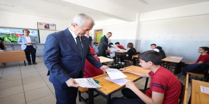 Gaziantep’te öğrencilere deneme sınavı desteği