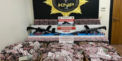 Kahramanmaraş'ta 187 bin sentetik ecza hap ele geçirildi: 3 tutuklama