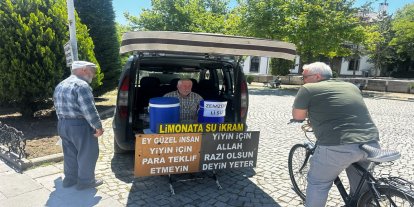 9 yıldır ücretsiz içecek dağıtan Yıldız: Tek amacım Allah'ın rızasını kazanmak