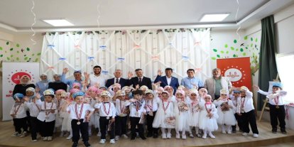 Gaziantep'te 4-6 yaş Kur’an kurslarında eğitim alan öğrenciler ödüllendirildi