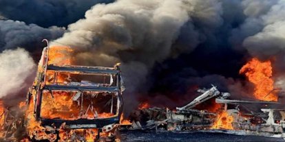 İngiltere’de 36 adet çift katlı otobüs yandı: Kundaklama şüphesiyle soruşturma başlatıldı