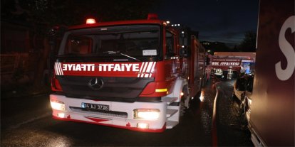 İstanbul'da tek katlı iş yerinde çıkan yangın söndürüldü