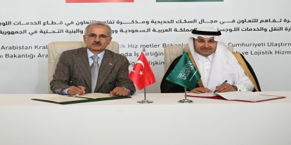 Türkiye ile Suudi Arabistan arasında ulaştırma ve lojistik alanında iki mutabakat zaptı imzalandı