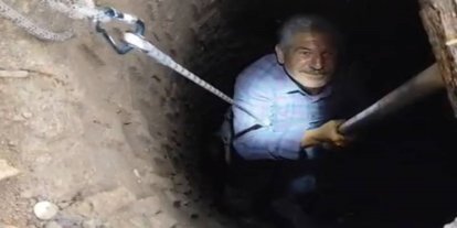 Batman'da su kuyusuna düşen vatandaş kurtarıldı