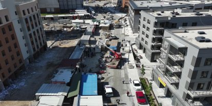 Malatya Akpınar'da konteynerler kaldırılıyor