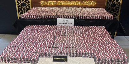 Sivas’ta narkotik operasyonu: 133 bin 840 sentetik ecza hap ele geçirildi