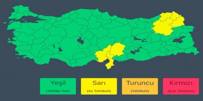 Doğu ve Akdeniz için kuvvetli yağış uyarısı