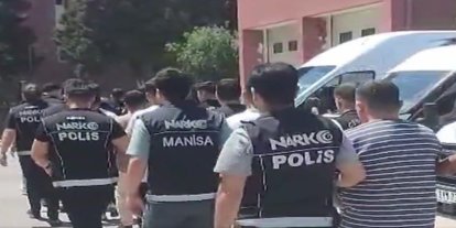 Manisa’da uyuşturucu operasyonu: 21 şüpheli tutuklandı