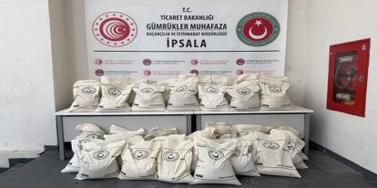 İpsala Sınır Kapısı'nda 1,5 ton uyuşturucu ele geçirildi