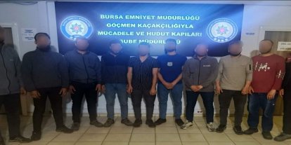 Bursa’da düzensiz göçmen operasyonu: 19 şüpheli ve 2 organizatör yakalandı