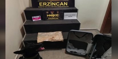 Erzincan’da 1 kilo 725 gram eroin ele geçirildi: Bir tutuklama