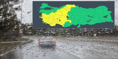 Meteoroloji'den 19 il için sarı kodlu yağış alarmı: Sıcaklıklar düşüyor