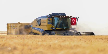 Mardin Ovası'nda buğday hasadı sürüyor: Bir milyonu aşkın ekili dekardan 709 bin 511 ton üretim hedefleniyor