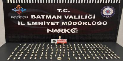 Batman'da midesinde uyuşturucu taşıyan yabancı uyruklu şahıs tutuklandı
