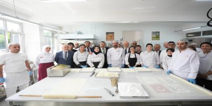 İstanbul’da mesleki lisede "baklavacılık atölyesi" açıldı