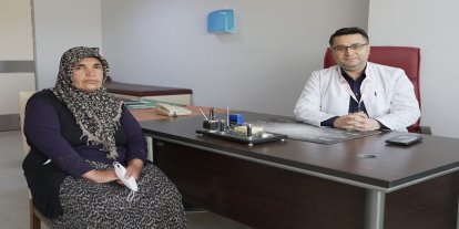 Tarama testiyle erken evrede kanser olduğu tespit edilen hasta tedavi oldu