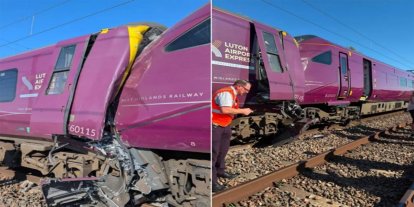 İngiltere'de iki yolcu treni çarpıştı: Ölü ve yaralılar var