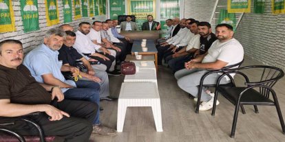 HÜDA PAR Oğuzeli İlçe Başkanı Harat güven tazeledi