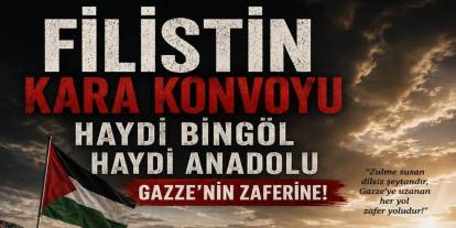 Bingöl Sivil Gazze İnisiyatifi’nden Filistin Konvoyu için seferberlik çağrısı