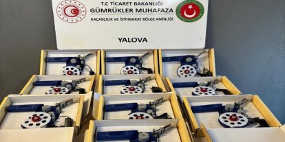 Yalova Ro-Ro Limanı'nda kaçak elektronik etiketleme makinesi ele geçirildi
