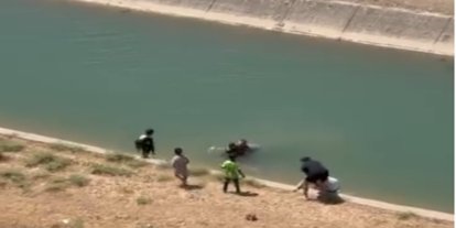 Batman'da sulama kanalında boğulma tehlikesi geçiren 2 kişi kurtarıldı
