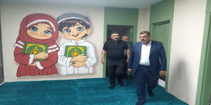 İl Müftüsü Durmuş, Hacı Fehime Dinç Camii ve Kur'an Kursu'nu ziyaret etti