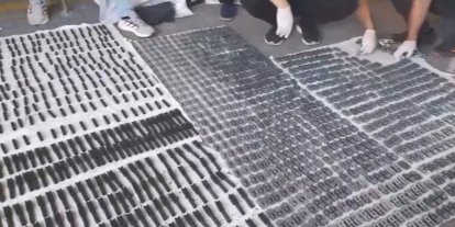 Sakarya'da silah kaçakçılığı operasyonu: 2 bin 366 silah parçası ele geçirildi