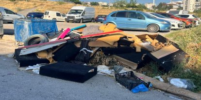 Buca’da çöp ve moloz yığını tepki çekti