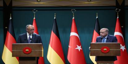 Cumhurbaşkanı Erdoğan, Almanya Şansölyesi Merz ile görüştü