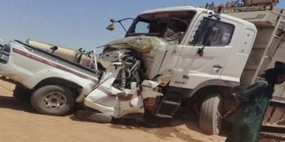 Sudan'da kamyon ile kamyonet çarpıştı: 18 ölü