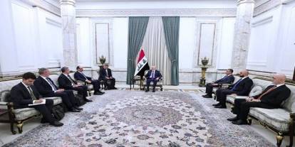 MİT Başkanı Kalın ve Irak Cumhurbaşkanı Amedi arasında kritik görüşme