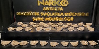 Antalya'da 16 kilogram eroin ele geçirildi
