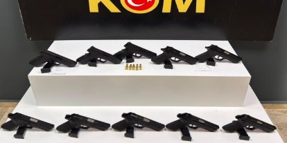 Muğla'da ruhsatsız 10 tabanca ele geçirildi: 1 tutuklama