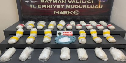 Batman'da 19 kilo metamfetamin ele geçirildi