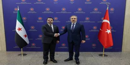Dışişleri Bakanı Fidan Suriyeli mevkidaşı Şeybani ile görüştü