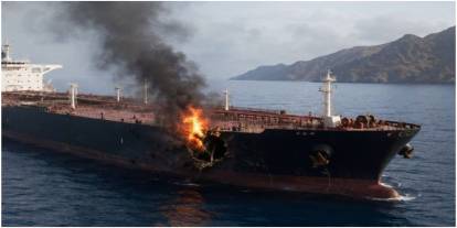 Umman Körfezi'nde LNG tankerine İHA saldırısı