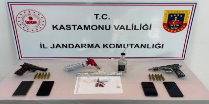 Kastamonu'da uyuşturucu operasyonlarında 3 kişi tutuklandı