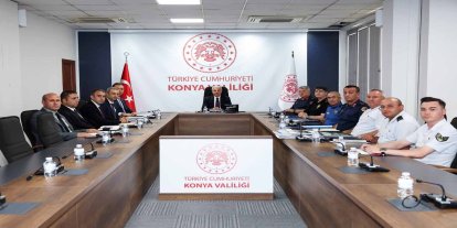Konya’da içişleri bakanlığı yatırımları masaya yatırıldı