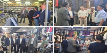 HÜDA PAR Genel Başkan Yardımcısı Emiroğlu’ndan Bingöl esnafına ziyaret