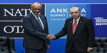 Cumhurbaşkanı Erdoğan, Almanya Şansölyesi Merz ile görüştü